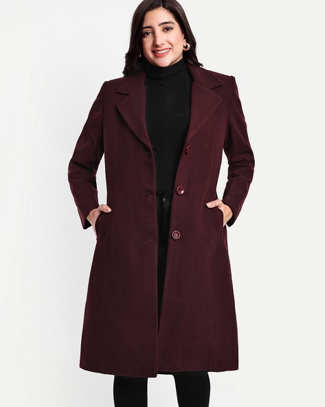 Maroon coat online