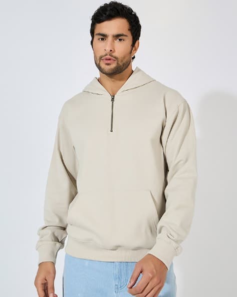Buy Cream Sweatshirt Hoodies for Men by Styli Online