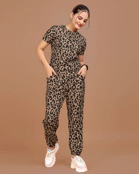 dadx Animal Print T-Shirt & Pyjamas Set-picture-52
