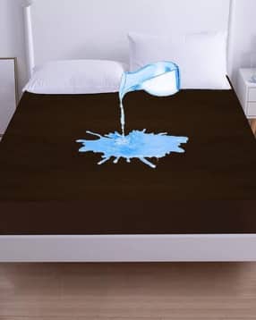 Terry cotton Ultra soft Breathable Waterproof Double Bed Mattress protector Cover with Elastic 72 X 75 Inch (King Bed)-image-7