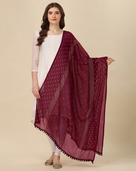 Women Printed Dupatta Price in India