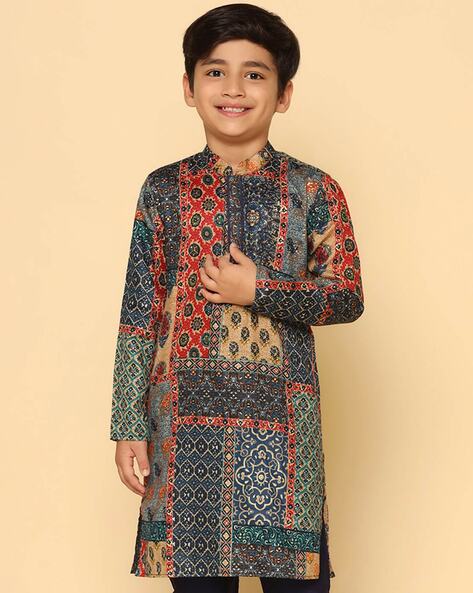 Boys Printed Kurta