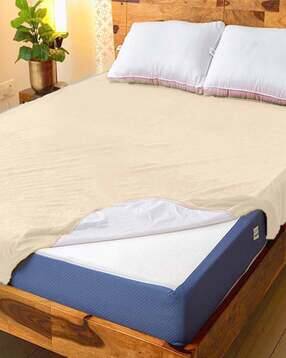 gadda co Terry cotton Ultra soft Breathable Waterproof King Bed Mattress protector Cover with Elastic 78 X 72 Inch (King Bed)-picture-44