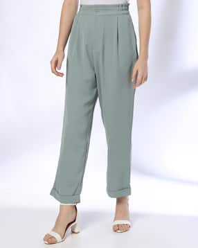 fig Women High-Rise Regular Fit Trousers-picture-53