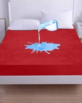 gadda co Terry cotton Ultra soft Breathable Waterproof Single Bed Mattress protector Cover with Elastic 72 X 36 Inch (Single Bed)-picture-20