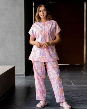 Women Printed 2-Piece Co-Ord Set