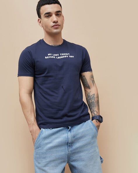 Men Regular Fit T-shirt