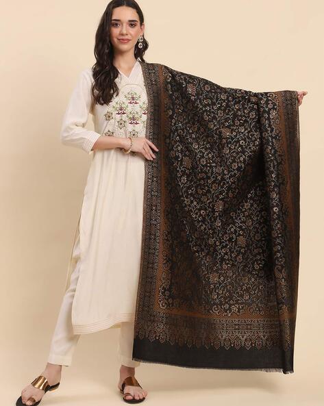 Women Floral Shawl Price in India