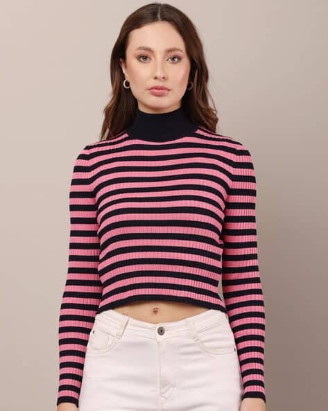 Buy Pink Sweaters Cardigans for Women by NoBarr Online