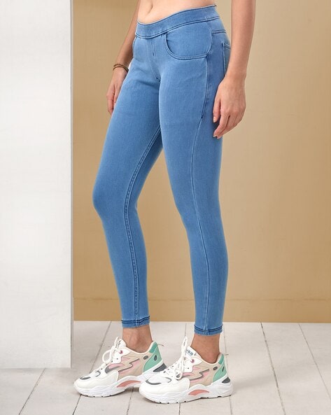 Jeggings without pockets best sale