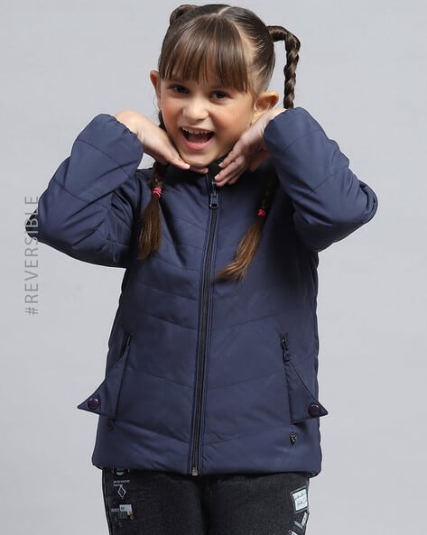 Bomber Jackets Girls Jacket Flipkart Girls Zip-Front Cotton Bomber