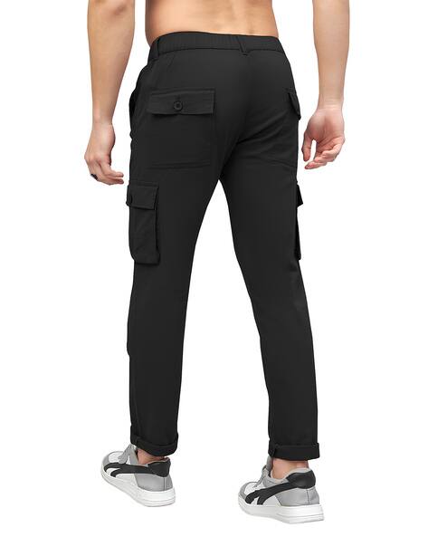 Buy Black Trousers \u0026 Pants for Men by Reoutlook Online | Ajio.com