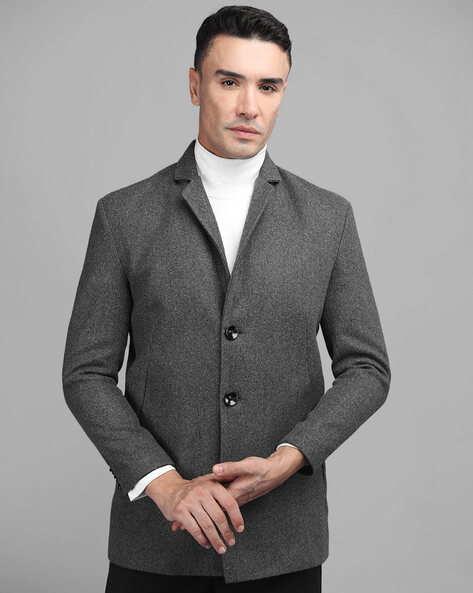 Buy Charcoal Jackets Coats for Men by Chkokko Online Ajio