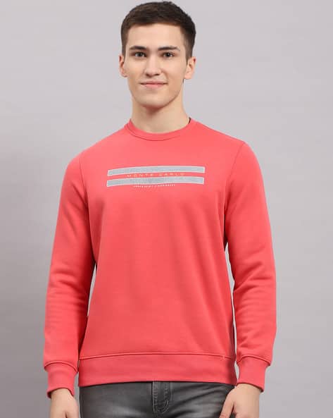 Men Micro Print Sweatshirt