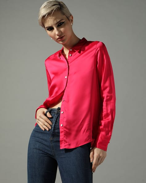 Buy Fuchsia Shirts for Women by SUPERDRY Online