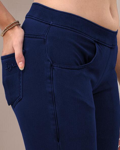 Buy Navy blue Jeans Jeggings for Women by Lyra Online Ajio