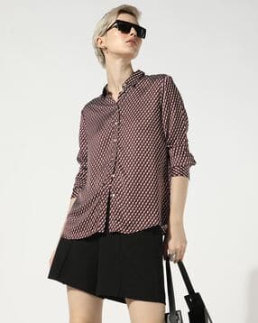 superdry Studios Satin Printed Shirt-picture-39