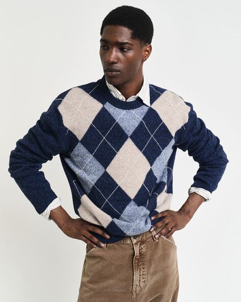 Buy Blue Sweaters Cardigans for Men by Gant Online Ajio