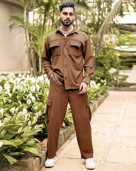 Buy Brown Co ord Sets for Men by MANIAC Online Ajio