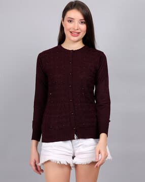 youth robe Women Self-design Cardigan-picture-18