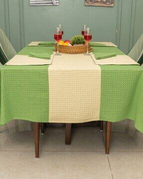 urban space Cotton Waffle Weave Dining Table Cover-picture-40
