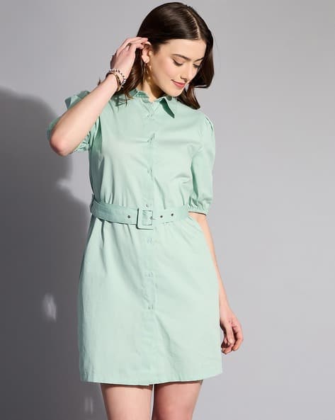 polka dot mini dress Teo Yellow Introducing our Hayley Mini Woman Nordstrom Petite Dresses Contrast Piping Size:L 10/12