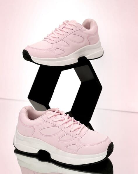 Women Sports Shoes with Lace Fastening