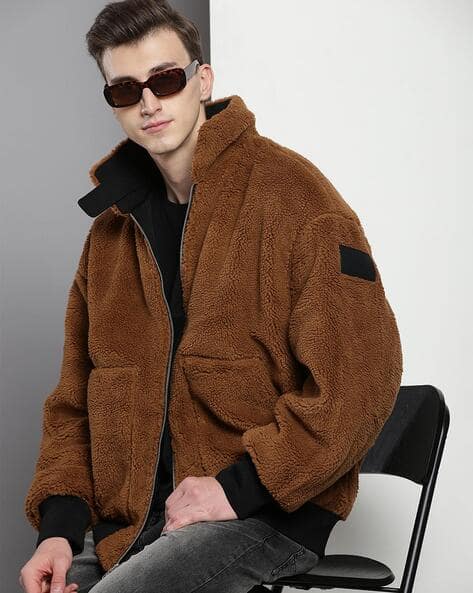 Reversible Sherpa Bomber Jacket