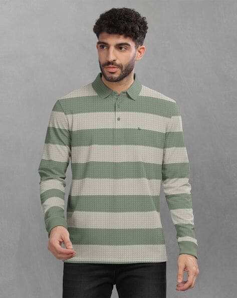 Striped Regular Fit Polo T-Shirt