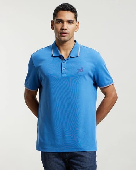 Regular Fit 3911 Super Combed Cotton Rich Half Sleeve Polo T-Shirt