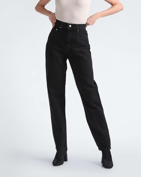 Women Authentic Lightly Washed Slim Straight Fit Jeans