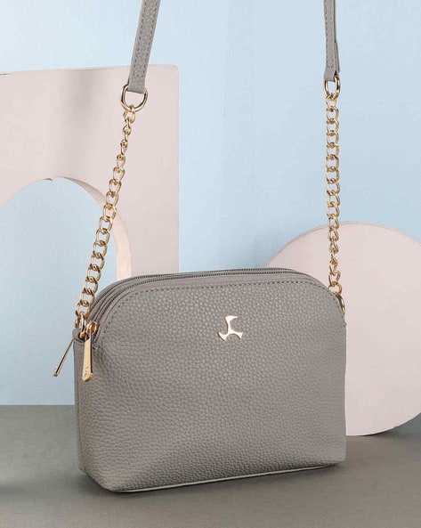 Women Sling Bag with Brand-Plaque