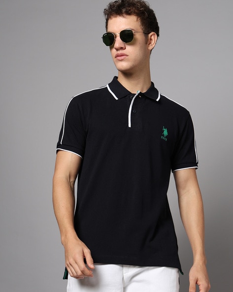 Men Slim Fit Polo T-Shirt