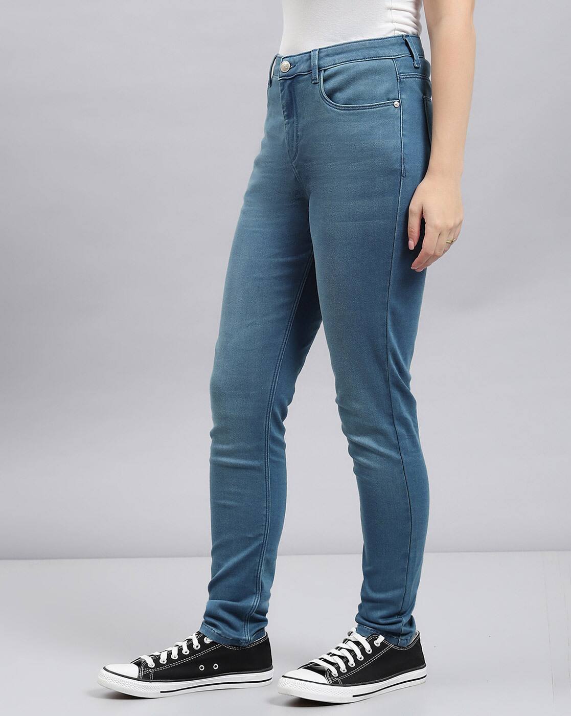 Buy Blue Jeans Jeggings for Women by Monte Carlo Online