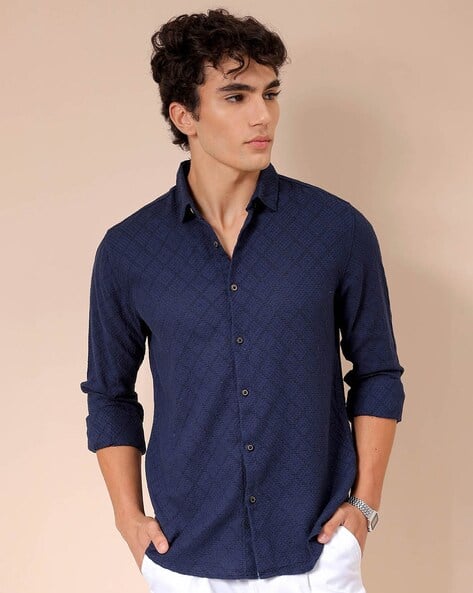 The Indian Garage Co Men Checked Regular Fit Shirt