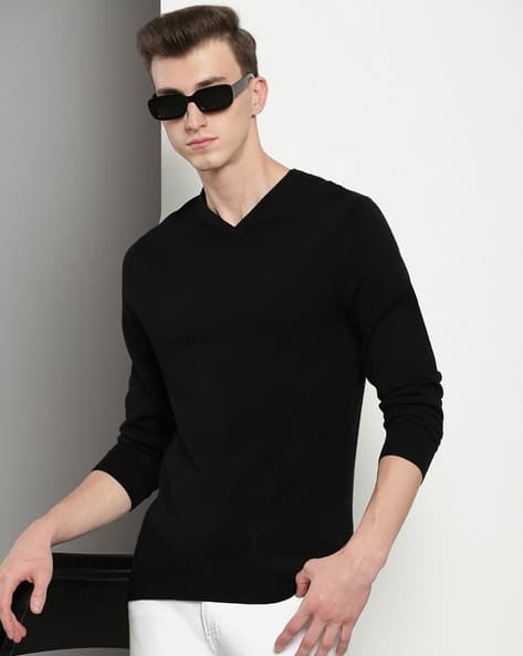 Buy Black Sweaters Cardigans for Men by Calvin Klein Jeans