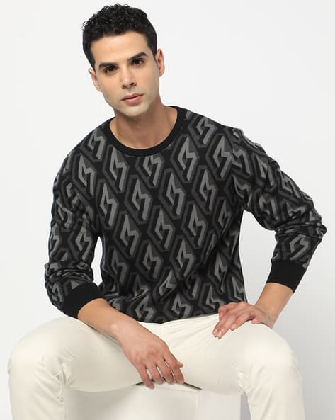 La Martina Black Basic Jumper Buy Jet Black Sweaters Cardigans For