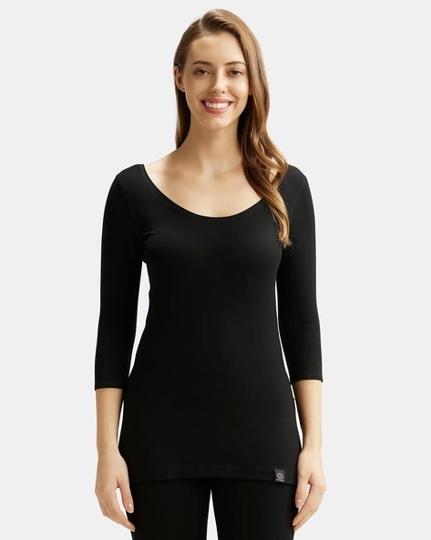 Buy Black Thermal Wear for Women by JOCKEY Online Ajio