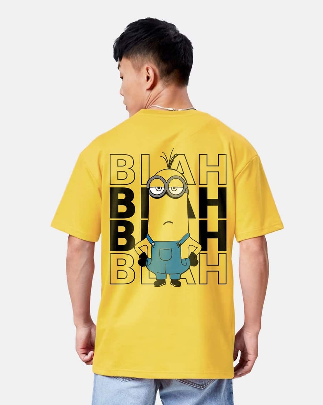 Buy Crazymonk MINIONS-Men Graphic Oversized Online | Ajio.com