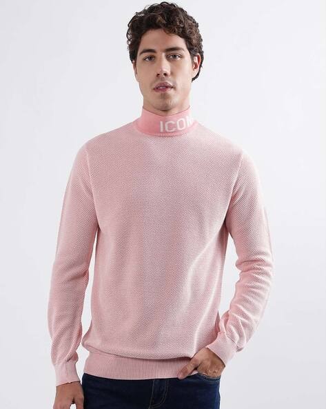 Buy Pink Sweaters Cardigans for Men by ICONIC Online