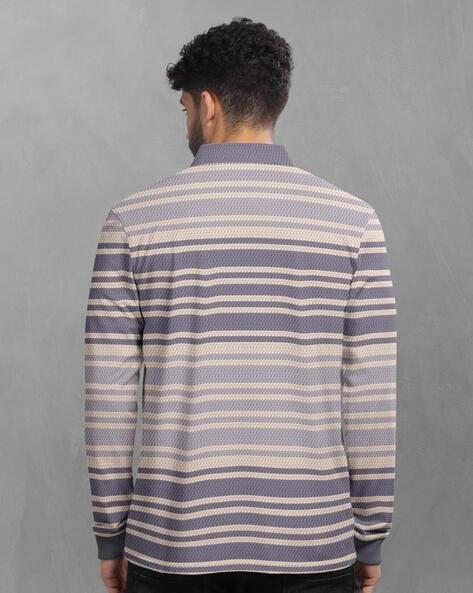 送料無料】 どぎつく ウェールズ ボナー メンズ シャツ トップス Striped shirt Light purple