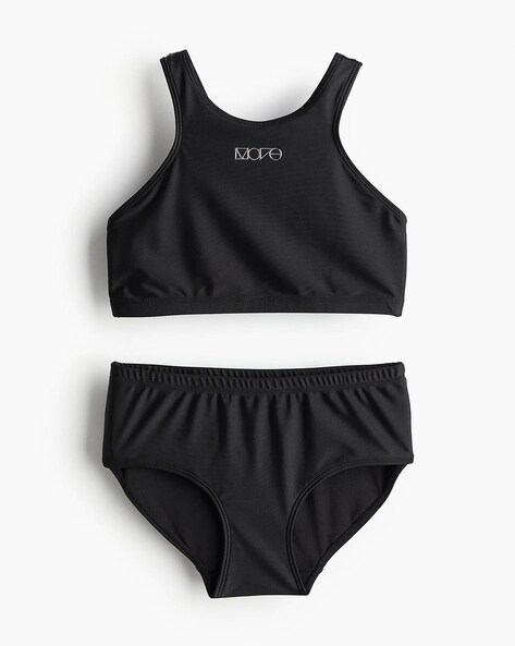 Buy Black Swimwear for Girls by H M Online Ajio