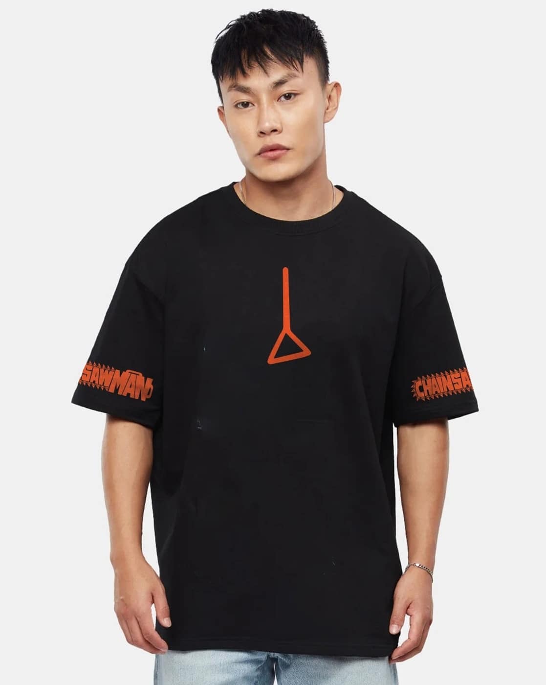 Buy Crazymonk CHAINSAW MAN-Men Graphic Prin Online | Ajio.com