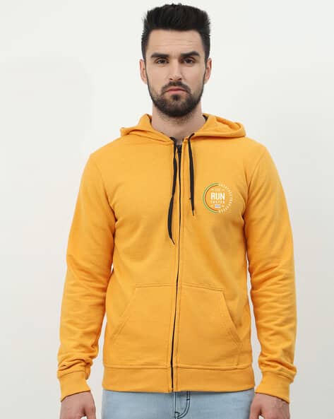 Buy Mustard Sweatshirt Hoodies for Men by WOOSTRO Online
