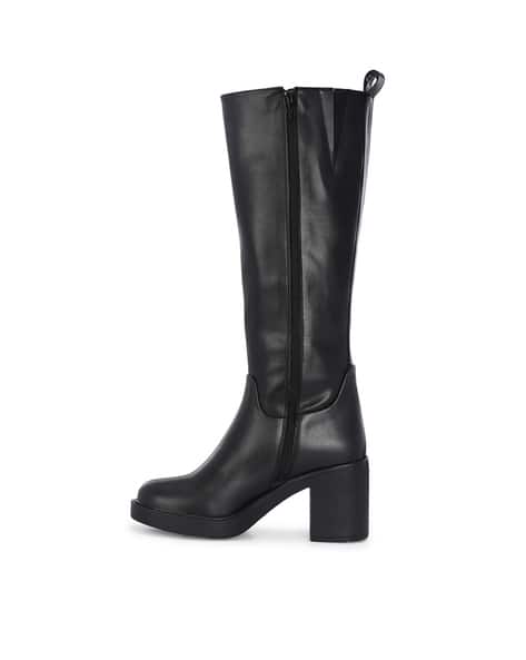 Knee Boots Monki Calf Boots Faux Leather Calf Boots Monki Monki