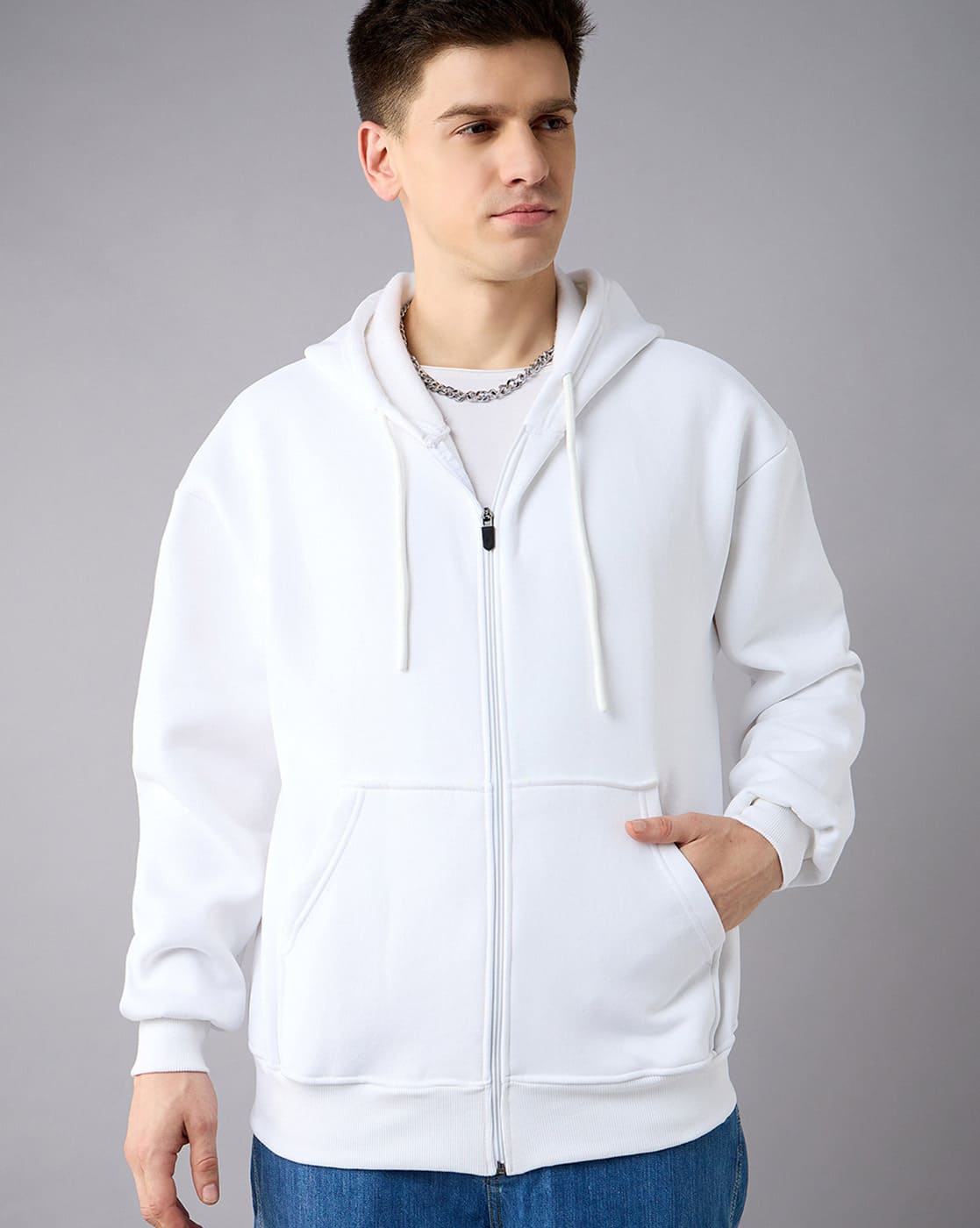 Buy White Sweatshirt & Hoodies for Men by COLOR CAPITAL Online