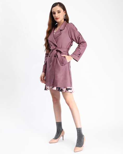 Buy Mauve Blazers Waistcoats for Women by MADAME Online