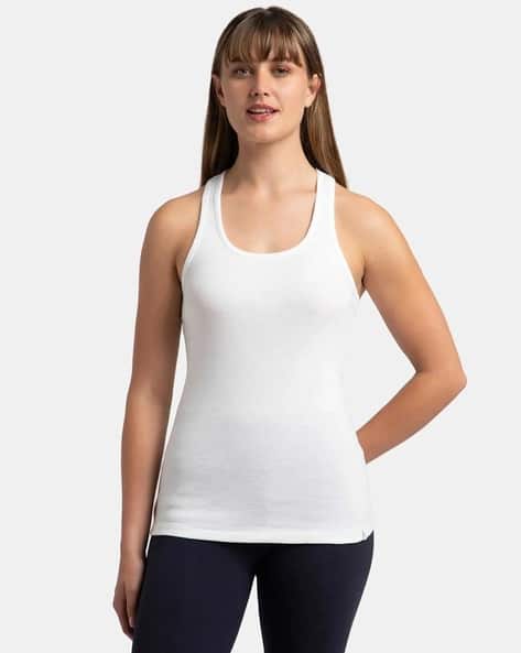Cotton Racerback Cotton Workout Tank Tops Pieces Basic Cotton Crop