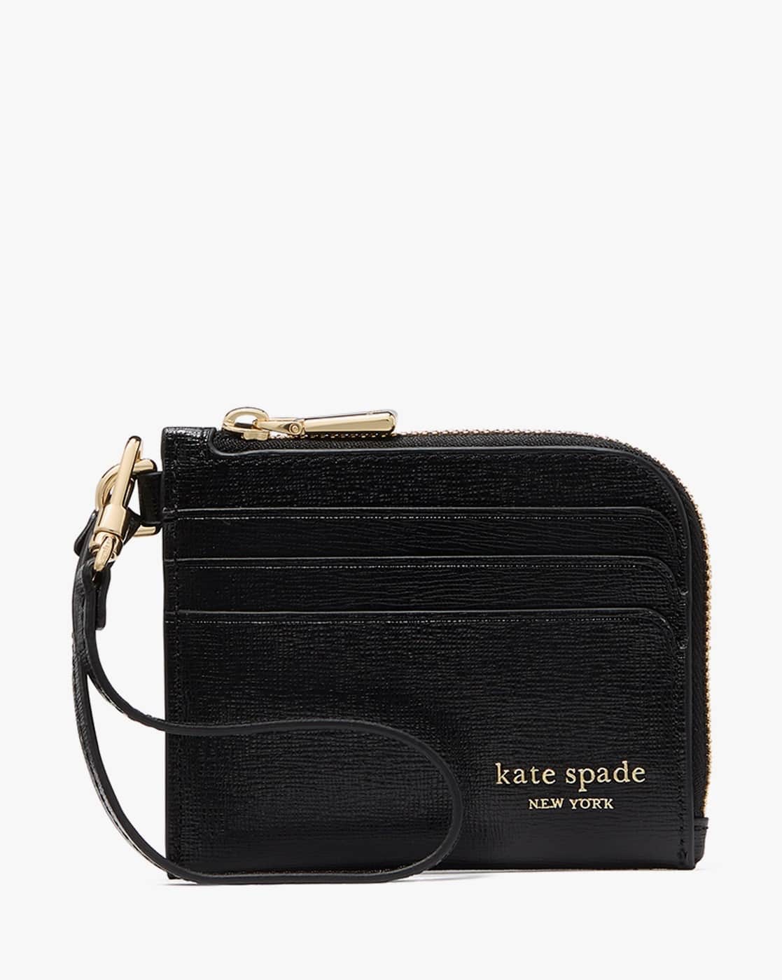 ワタイチカート Buy KATE SPADE Devin Coin Card Case Wristlet | Black Color Women