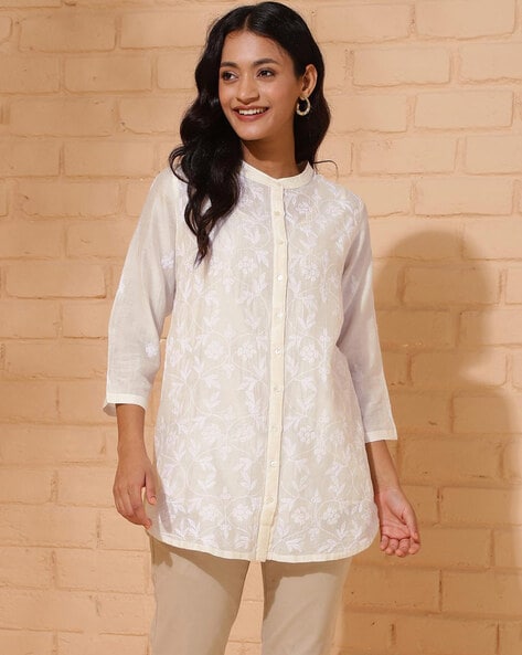 Fabindia Women Embroidery Tunic